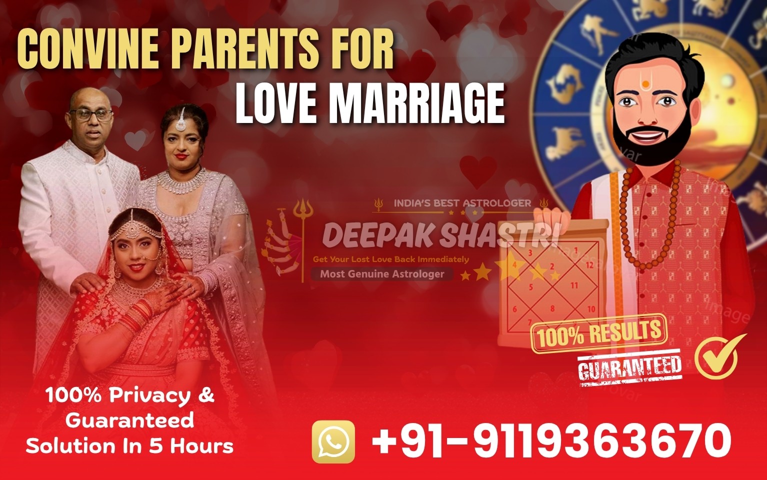 Deepak Shastri Call +91-9119363670